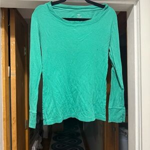 Gap super soft long shirt in teal